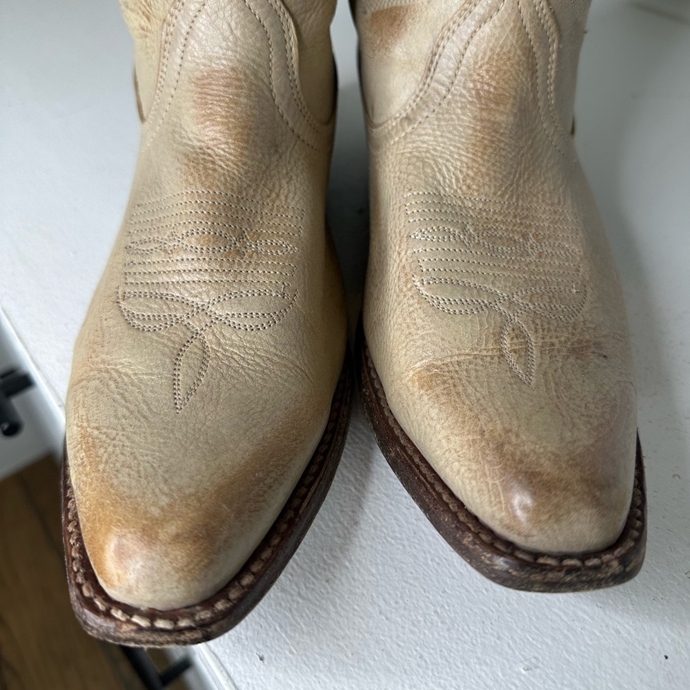 Bed|Stu Cobbler Series Women’s Handcrafted Leather Cowboy Boots Goodyear Welt - Picture 3 of 11
